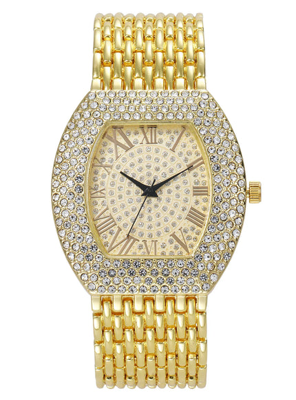 KissICON KissIcon UTHAI H64 Diamond Watch Steel Band -