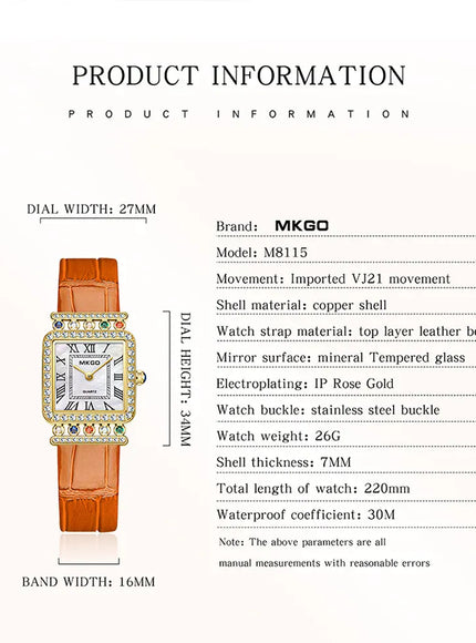 KissICON KissIcon UTHAI L85 Womens Watch Fritillaria Dial -