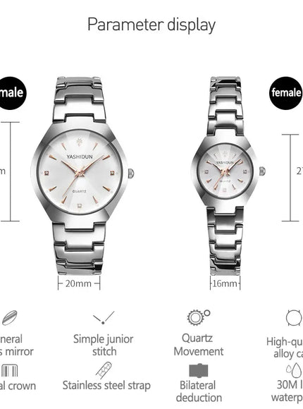 KissICON KissIcon UTHAI Mens Watch Casual Steel Band -
