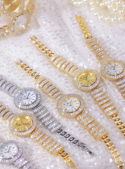 KissICON KissIcon UTHAI Mermaid Diamond Waterproof Quartz Watch