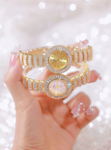 KissICON KissIcon UTHAI Mermaid Diamond Waterproof Quartz Watch