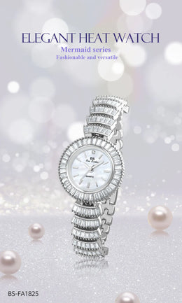 KissICON KissIcon UTHAI Mermaid Diamond Waterproof Quartz Watch