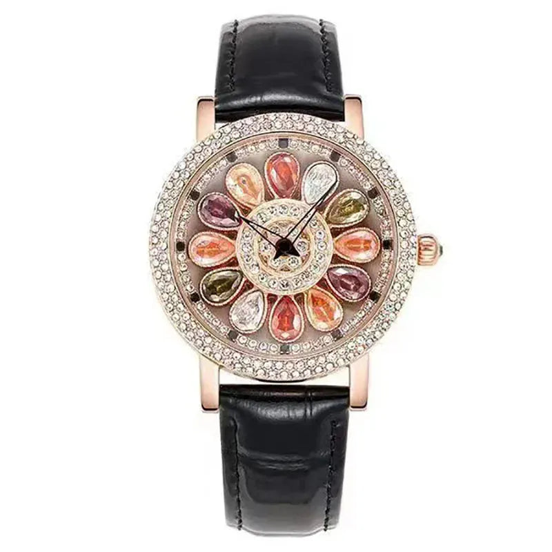 KissICON KissIcon UTHAI Quartz Watch Diamond Dial Waterproof -
