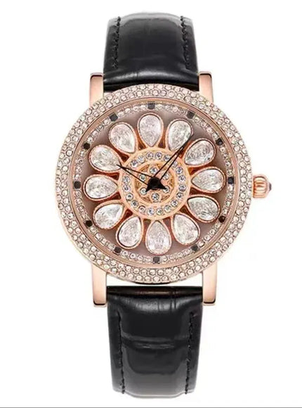 KissICON KissIcon UTHAI Quartz Watch Diamond Dial Waterproof -