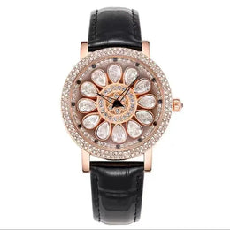 KissICON KissIcon UTHAI Quartz Watch Diamond Dial Waterproof -