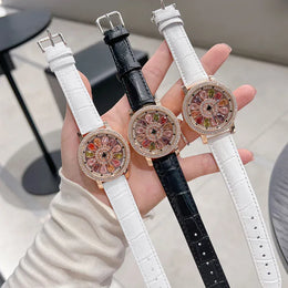 KissICON KissIcon UTHAI Quartz Watch Diamond Dial Waterproof -