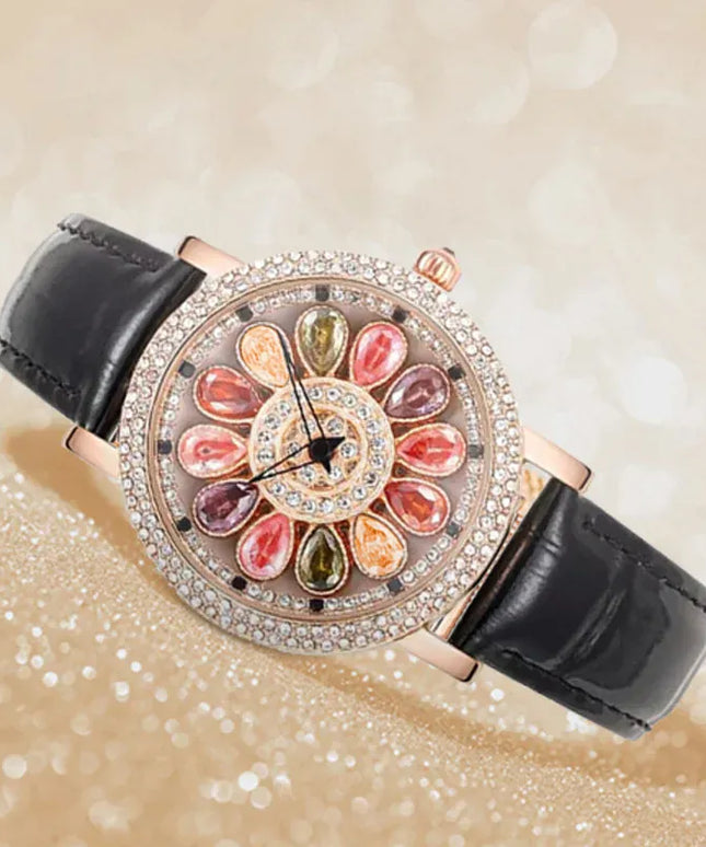 KissICON KissIcon UTHAI Quartz Watch Diamond Dial Waterproof -