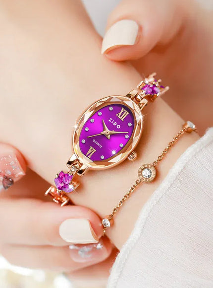KissICON KissIcon UTHAI V22 Womens Watch Diamond Inlaid -