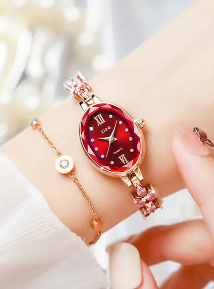 KissICON KissIcon UTHAI V22 Womens Watch Diamond Inlaid -