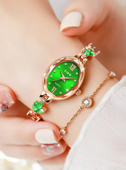 KissICON KissIcon UTHAI V22 Womens Watch Diamond Inlaid -