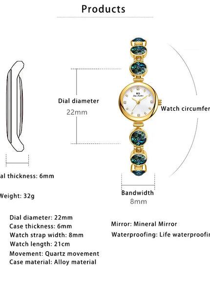 KissICON KissIcon UTHAI V65 Malachite Phantom Watch - Waterproof