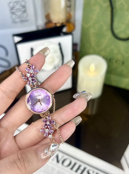 KissICON KissIcon UTHAI Violet Bracelet Watch - Waterproof Gift
