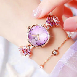 KissICON KissIcon UTHAI Violet Bracelet Watch - Waterproof Gift