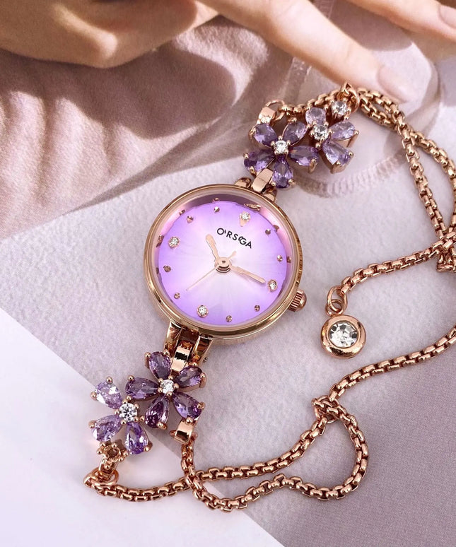 KissICON KissIcon UTHAI Violet Bracelet Watch - Waterproof Gift