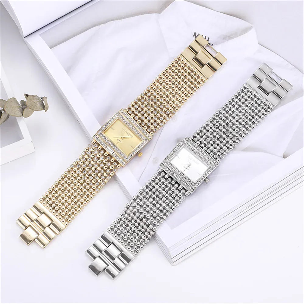 KissICON KissIcon Uthai W25 Square Quartz Watch - Diamond
