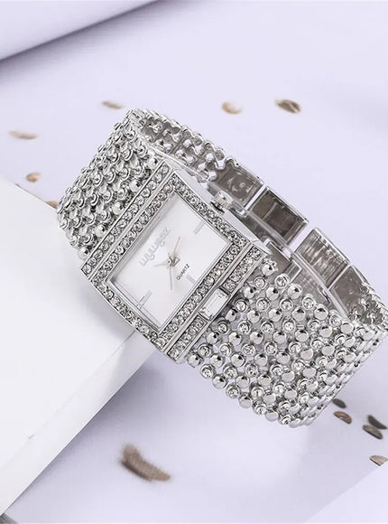 KissICON KissIcon Uthai W25 Square Quartz Watch - Diamond