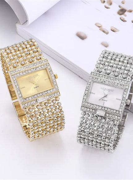 KissICON KissIcon Uthai W25 Square Quartz Watch - Diamond