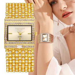KissICON KissIcon Uthai W25 Square Quartz Watch - Diamond