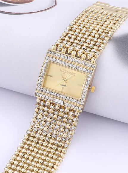 KissICON KissIcon Uthai W25 Square Quartz Watch - Diamond