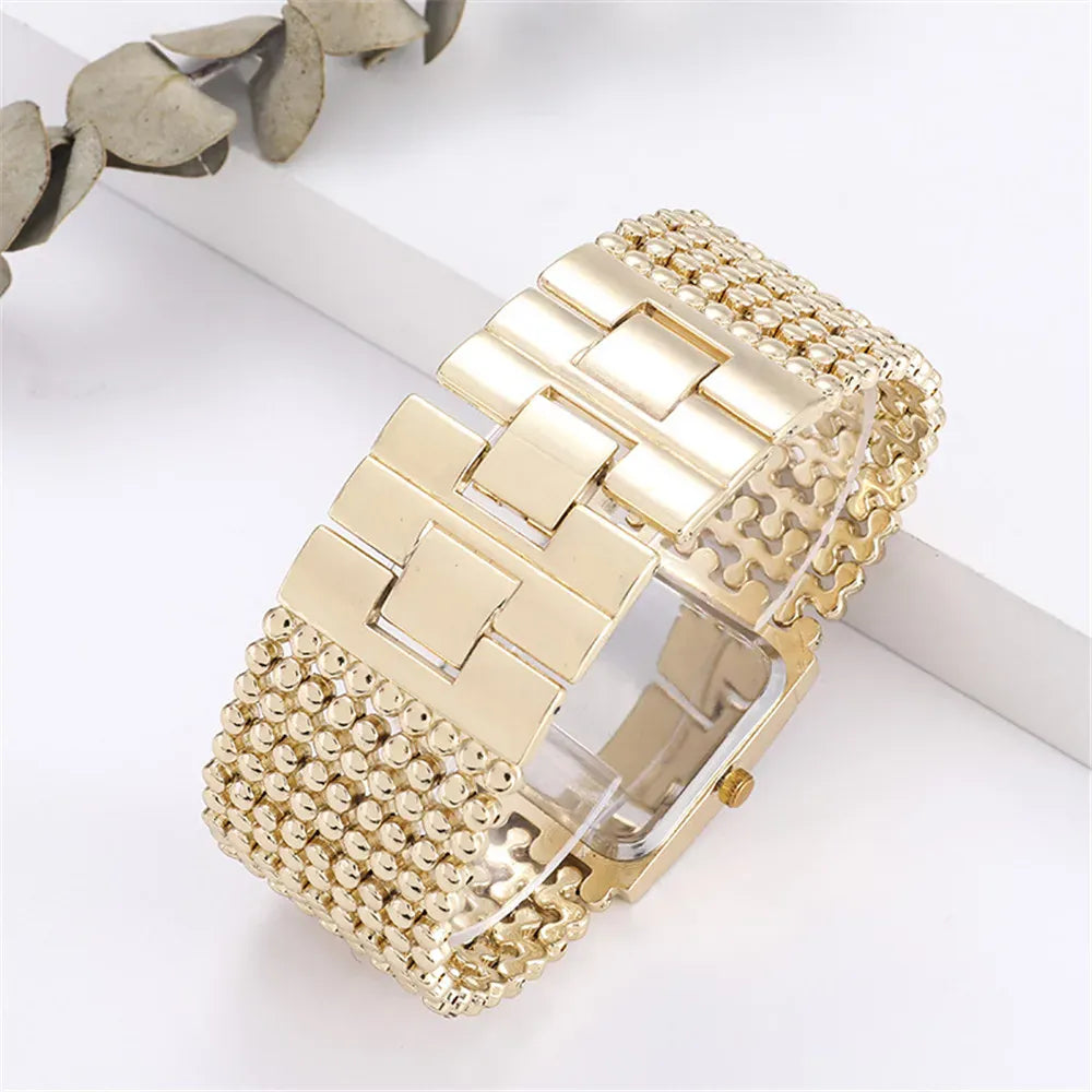 KissICON KissIcon Uthai W25 Square Quartz Watch - Diamond