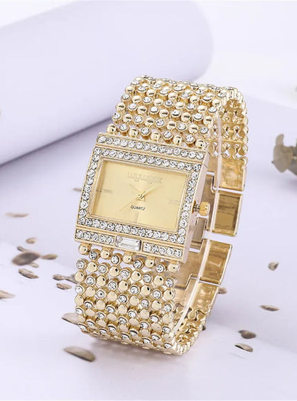 KissICON KissIcon Uthai W25 Square Quartz Watch - Diamond