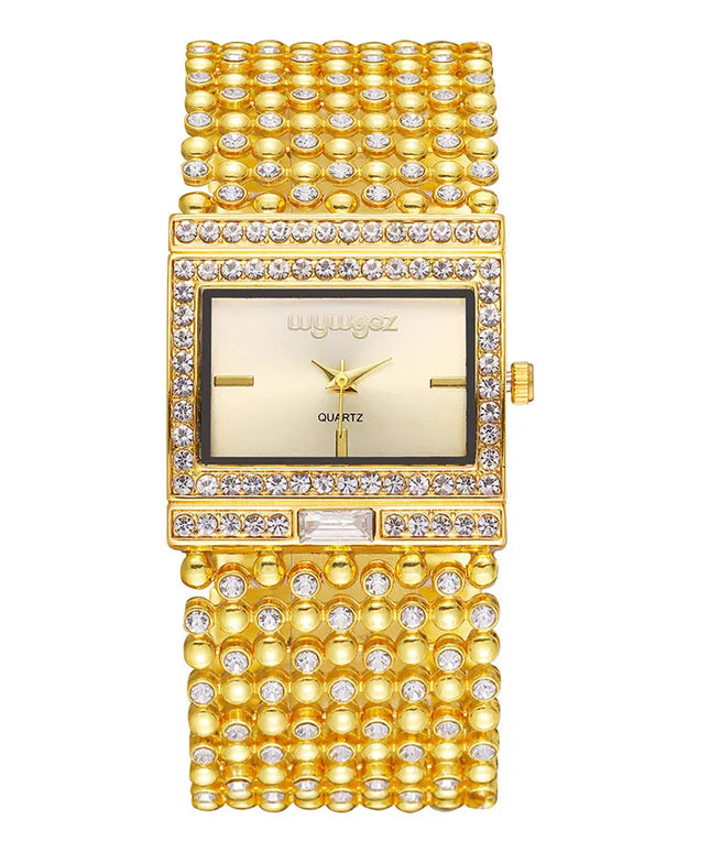 KissICON KissIcon Uthai W25 Square Quartz Watch - Diamond