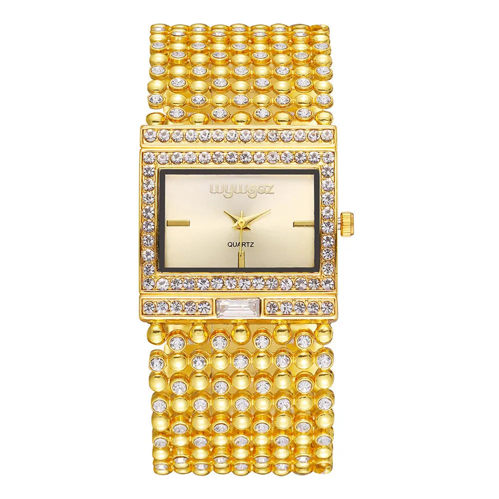 KissICON KissIcon Uthai W25 Square Quartz Watch - Diamond