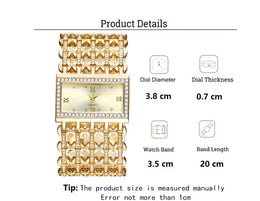 KissICON KissIcon UTHAI W29 Women Luxury Diamond Quartz Watch