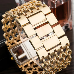 KissICON KissIcon UTHAI W29 Women Luxury Diamond Quartz Watch