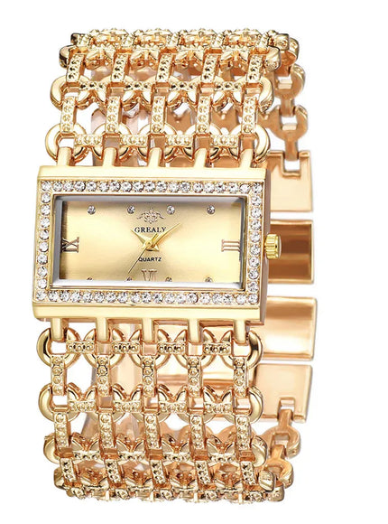 KissICON KissIcon UTHAI W29 Women Luxury Diamond Quartz Watch