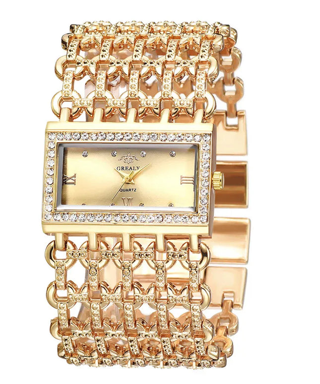 KissICON KissIcon UTHAI W29 Women Luxury Diamond Quartz Watch