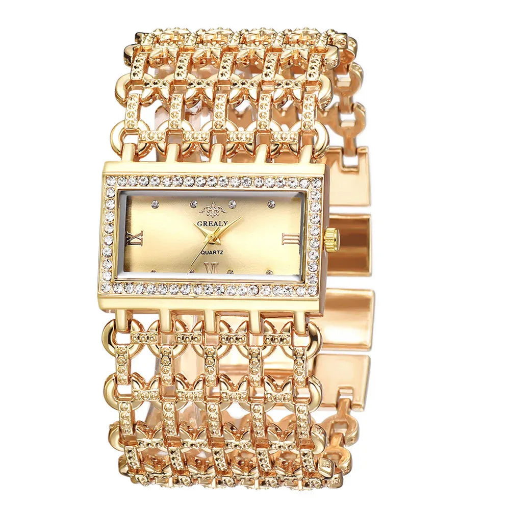 KissICON KissIcon UTHAI W29 Women Luxury Diamond Quartz Watch