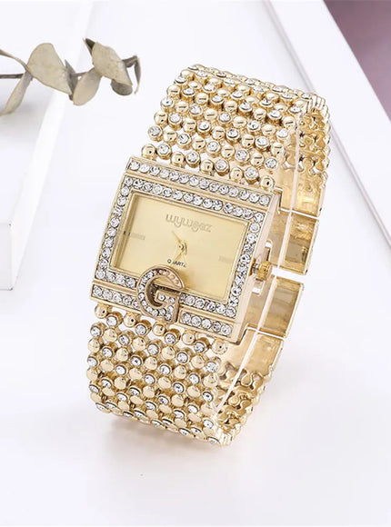 KissICON KissIcon UTHAI W31 Womens Luxury Diamond Quartz Watch