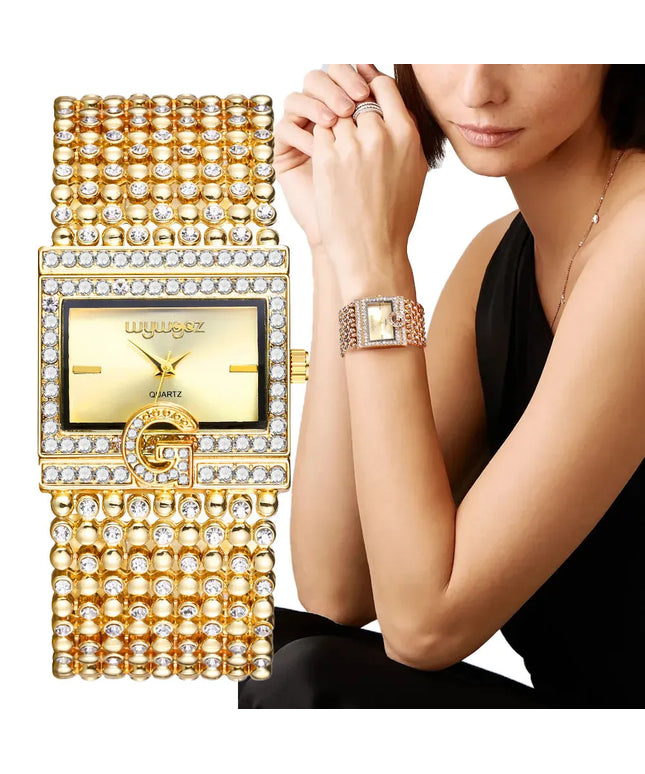 KissICON KissIcon UTHAI W31 Womens Luxury Diamond Quartz Watch