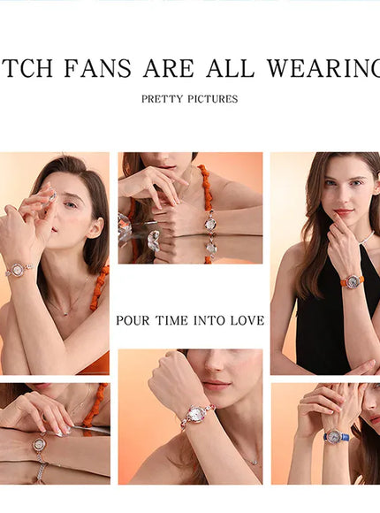 KissICON KissIcon UTHAI W42 Women Watch Waterproof Diamond -