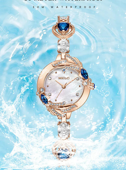 KissICON KissIcon UTHAI W42 Women Watch Waterproof Diamond -