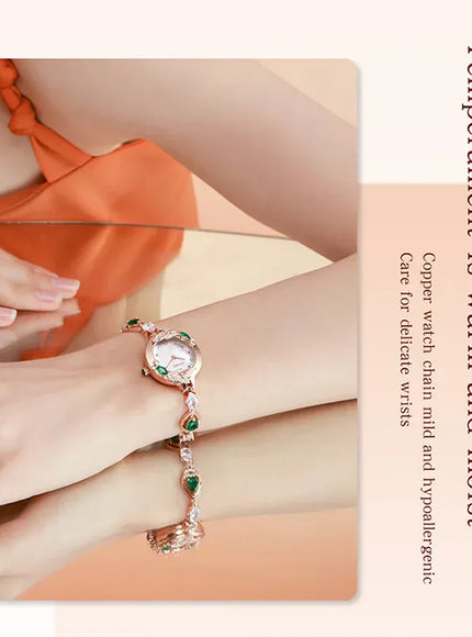 KissICON KissIcon UTHAI W42 Women Watch Waterproof Diamond -