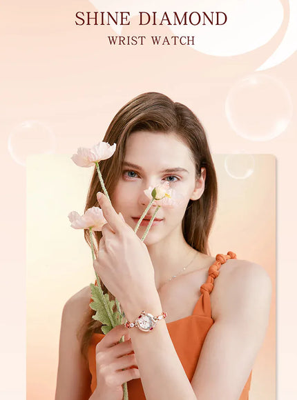 KissICON KissIcon UTHAI W42 Women Watch Waterproof Diamond -