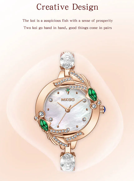KissICON KissIcon UTHAI W42 Women Watch Waterproof Diamond -