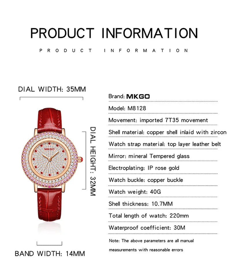 KissICON KissIcon UTHAI W43 Quartz Watch - Diamond Crystal