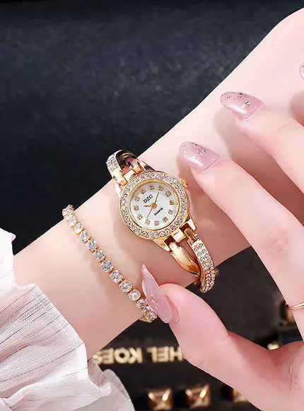 KissICON KissIcon UTHAI W64 Diamond Dial Quartz Watch Minimalist