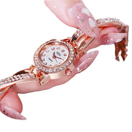 KissICON KissIcon UTHAI W64 Diamond Dial Quartz Watch Minimalist