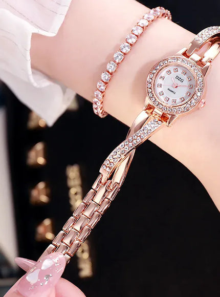 KissICON KissIcon UTHAI W64 Diamond Dial Quartz Watch Minimalist