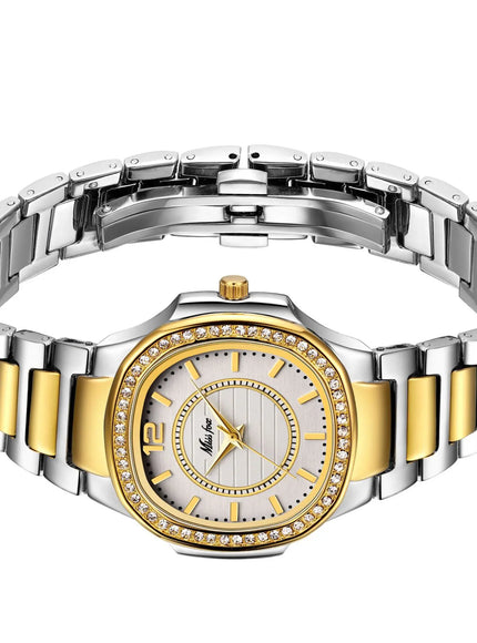 KissICON KissIcon UTHAI W93 Womens Diamond Luxury Watch Gold