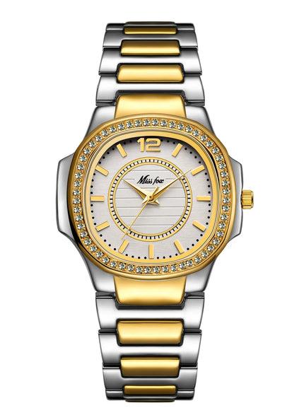 KissICON KissIcon UTHAI W93 Womens Diamond Luxury Watch Gold
