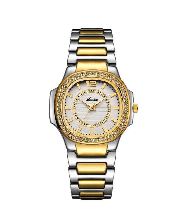 KissICON KissIcon UTHAI W93 Womens Diamond Luxury Watch Gold