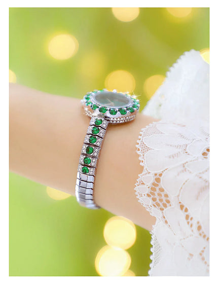 KissICON [KissIcon] UTHAI Women's Watch Malachite - Waterproof