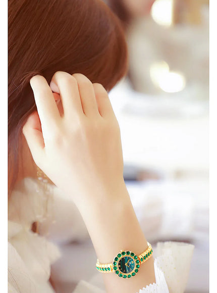 KissICON [KissIcon] UTHAI Women's Watch Malachite - Waterproof