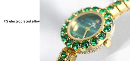 KissICON [KissIcon] UTHAI Women's Watch Malachite - Waterproof