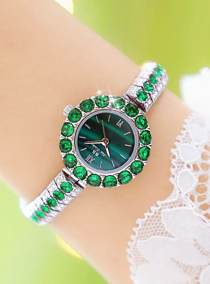 KissICON [KissIcon] UTHAI Women's Watch Malachite - Waterproof